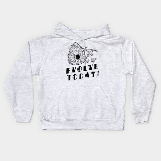 Evolve Today - Insect Swarm Kids Hoodie by zody